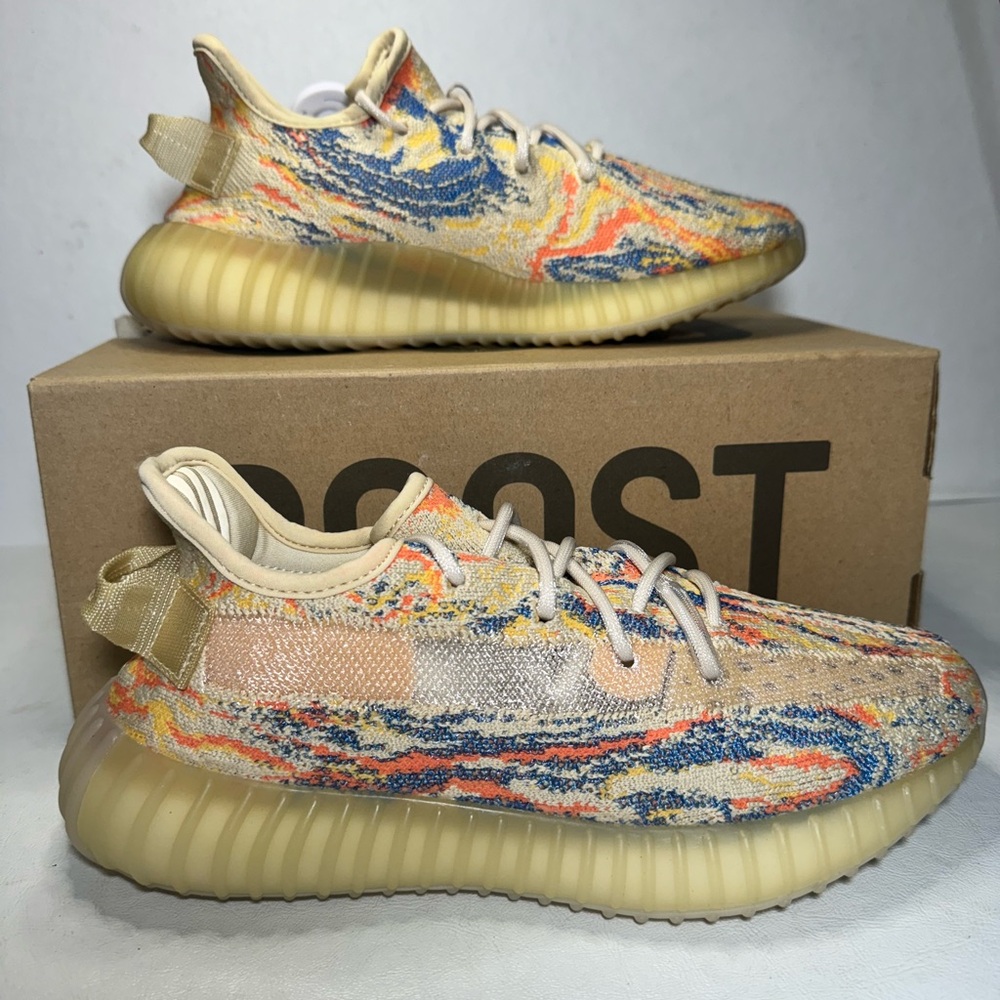ADIDAS THE YEEZY BOOST 350 V2 mix OAT Unisex casual classic vacation summer